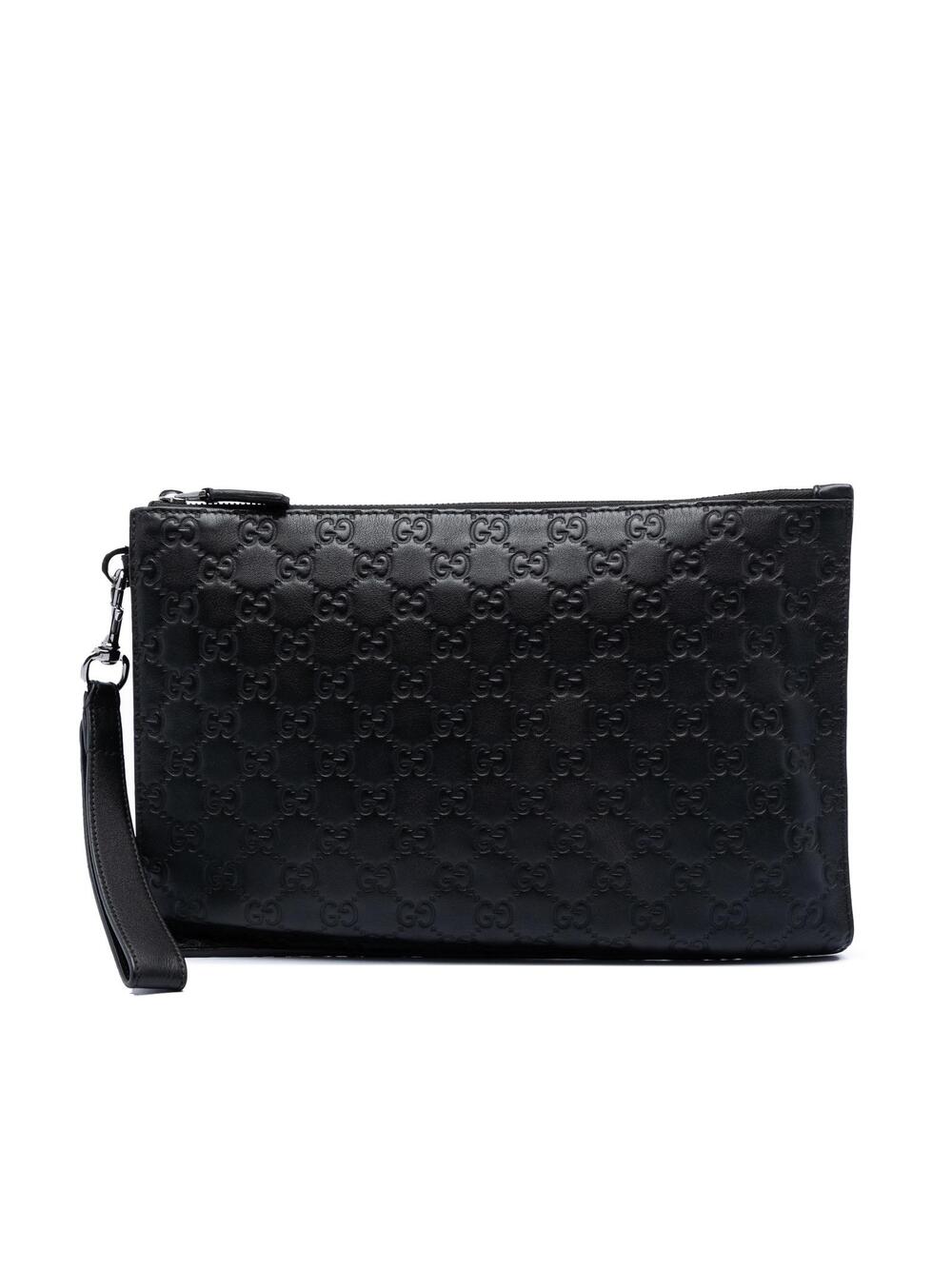 Gucci Ssima Clutch Pre-Loved Black #300581G52B